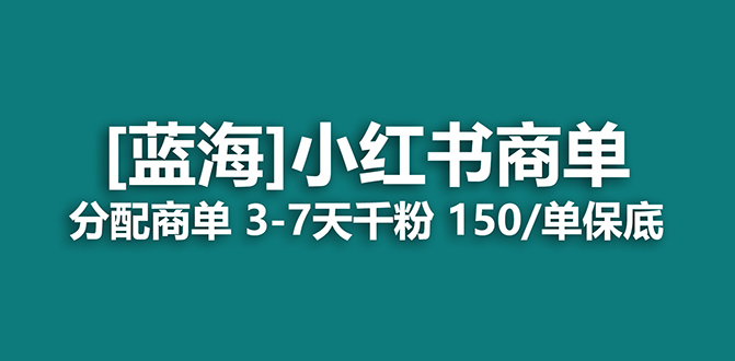 2023蓝海项目，小红书商单，快速千粉，长期稳定，最强蓝海没有之一-飞鱼网创