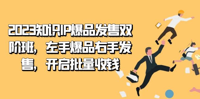 2023知识IP-爆品发售双 阶班，左手爆品右手发售，开启批量收钱-飞鱼网创