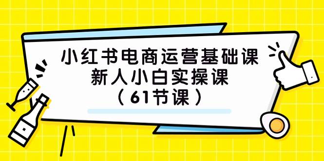 小红书电商运营基础课，新人小白实操课（61节课）-飞鱼网创