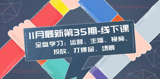 11月最新-35期-线下课：全盘学习：运营、主播、视频、投放、打爆品、场景-飞鱼网创