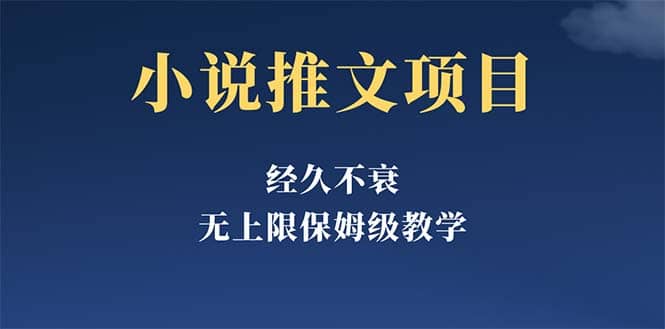 经久不衰的小说推文项目，单号月5-8k，保姆级教程，纯小白都能操作-飞鱼网创