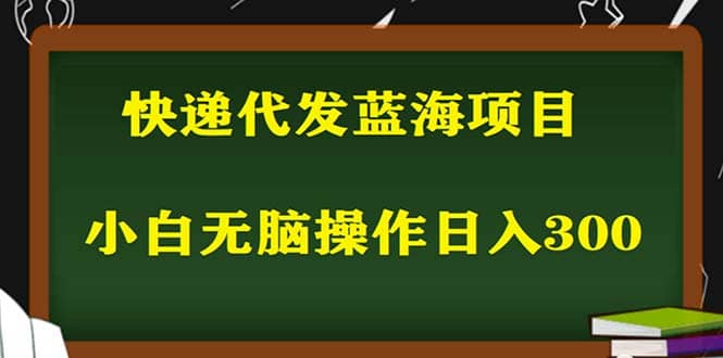 2023最新蓝海快递代发项目，小白零成本照抄-飞鱼网创