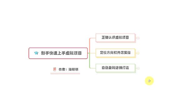 新手如何操作虚拟项目？从0打造月入上万店铺技术【视频课程】-飞鱼网创