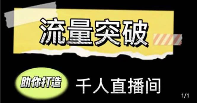 直播运营实战视频课，助你打造千人直播间（14节视频课）-飞鱼网创