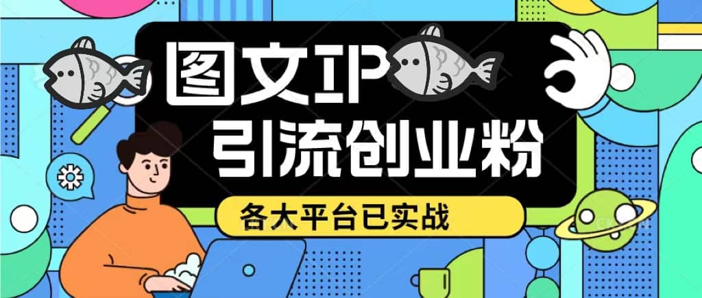 价值1688的ks dy 小红书图文ip引流实操课，日引50-100！各大平台已经实战-飞鱼网创