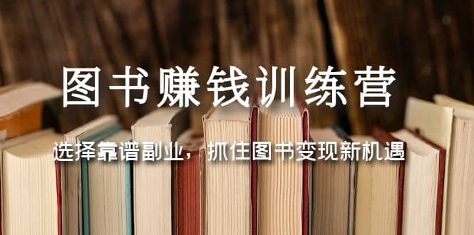 图书赚钱训练营：选择靠谱副业，抓住图书变现新机遇-飞鱼网创