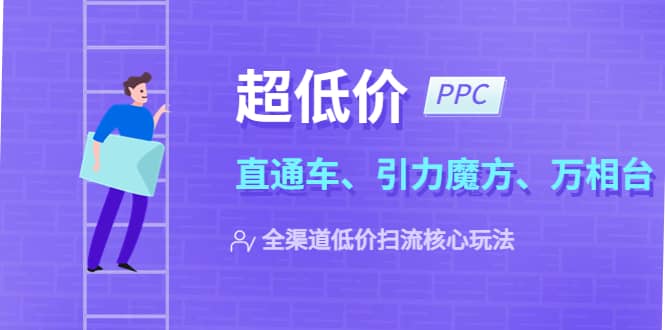 2023超低价·ppc—“直通车、引力魔方、万相台”全渠道·低价扫流核心玩法-飞鱼网创