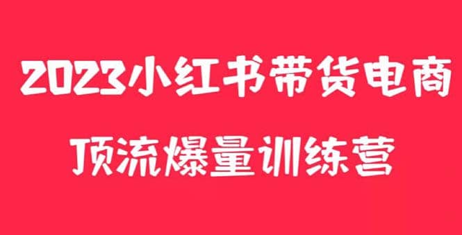 小红书电商爆量训练营，月入3W+！可复制的独家养生花茶系列玩法-飞鱼网创