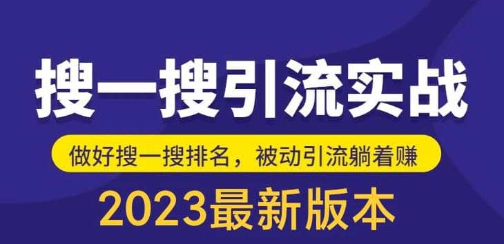 外面收费980的最新公众号搜一搜引流实训课，日引200+-飞鱼网创