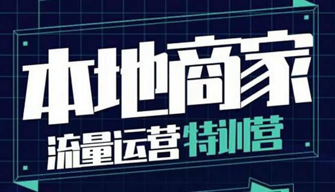 本地商家流量运营特训营，四大板块30节，本地实体商家必看课程-飞鱼网创