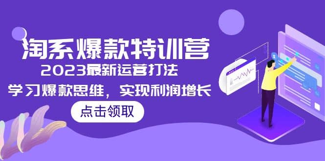 2023淘系爆款特训营，2023最新运营打法，学习爆款思维，实现利润增长-飞鱼网创