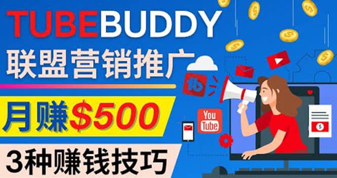 推广TubeBuddy联盟营销项目，完全免费的推广方法，轻松月赚500美元-飞鱼网创