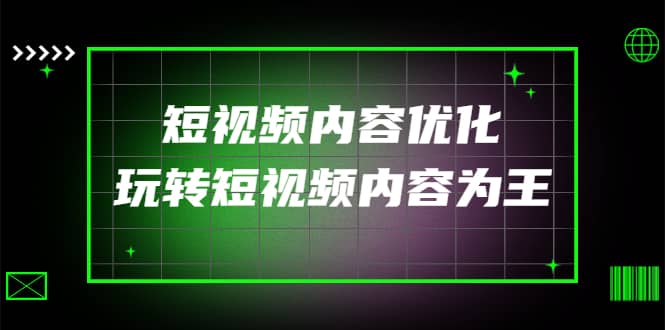 某收费培训：短视频内容优化，玩转短视频内容为王（12节课）-飞鱼网创