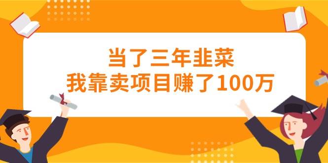 当了三年韭菜我靠卖项目赚了100万-飞鱼网创