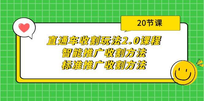 直通车收割玩法2.0课程：智能推广收割方法+标准推广收割方法（20节课）-飞鱼网创