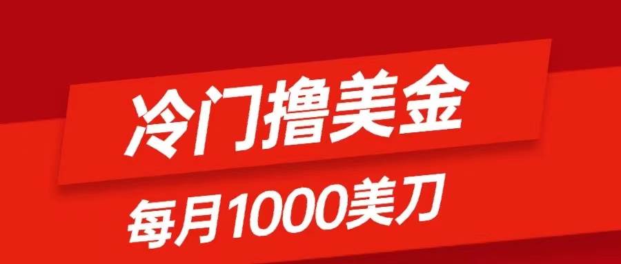 冷门撸美金项目：只需无脑发帖子，每月1000刀，小白轻松掌握-飞鱼网创